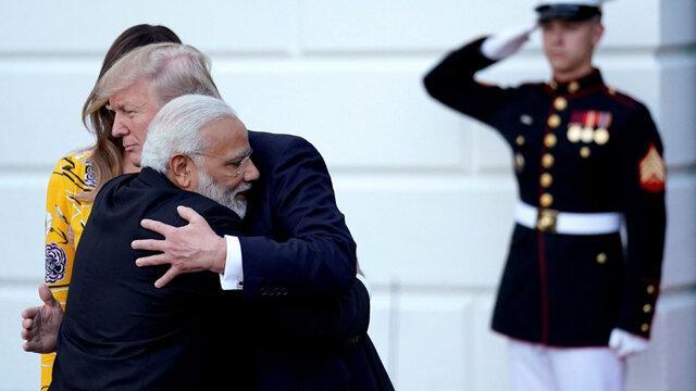 مقامات هند: ترامپ و مودی هیچ گفتگویی درباره چین نداشته اند